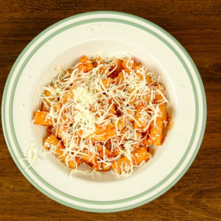 Chicken and Chickpea Tortiglioni