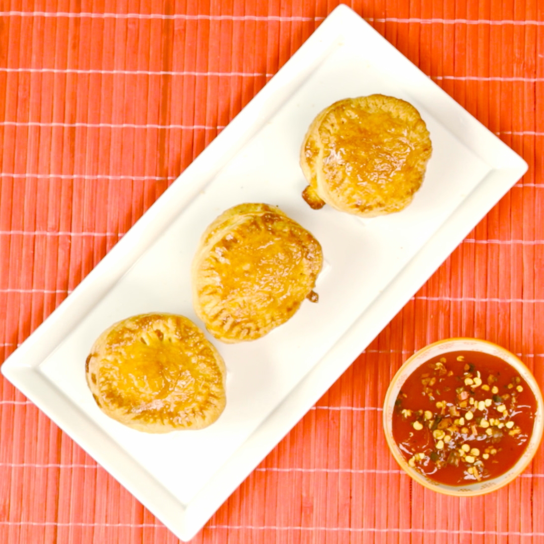Ham and Cheese Pastry Bites