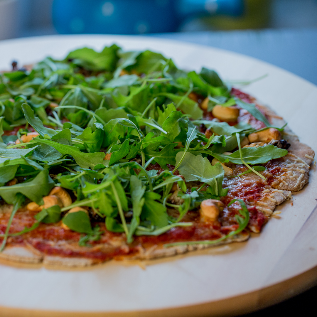 Sun-Dried Tomato and Arugula Pizza