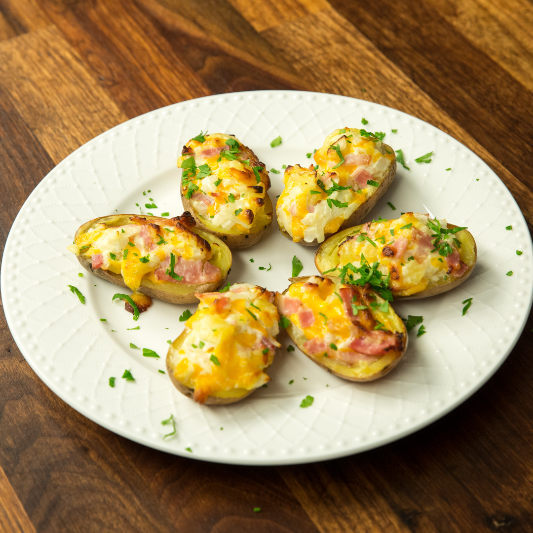Bacon and Cheddar Baked Potatoes