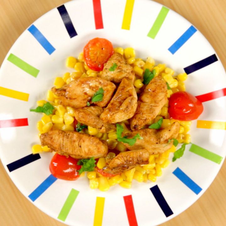 Spicy Chicken and Sweet Corn