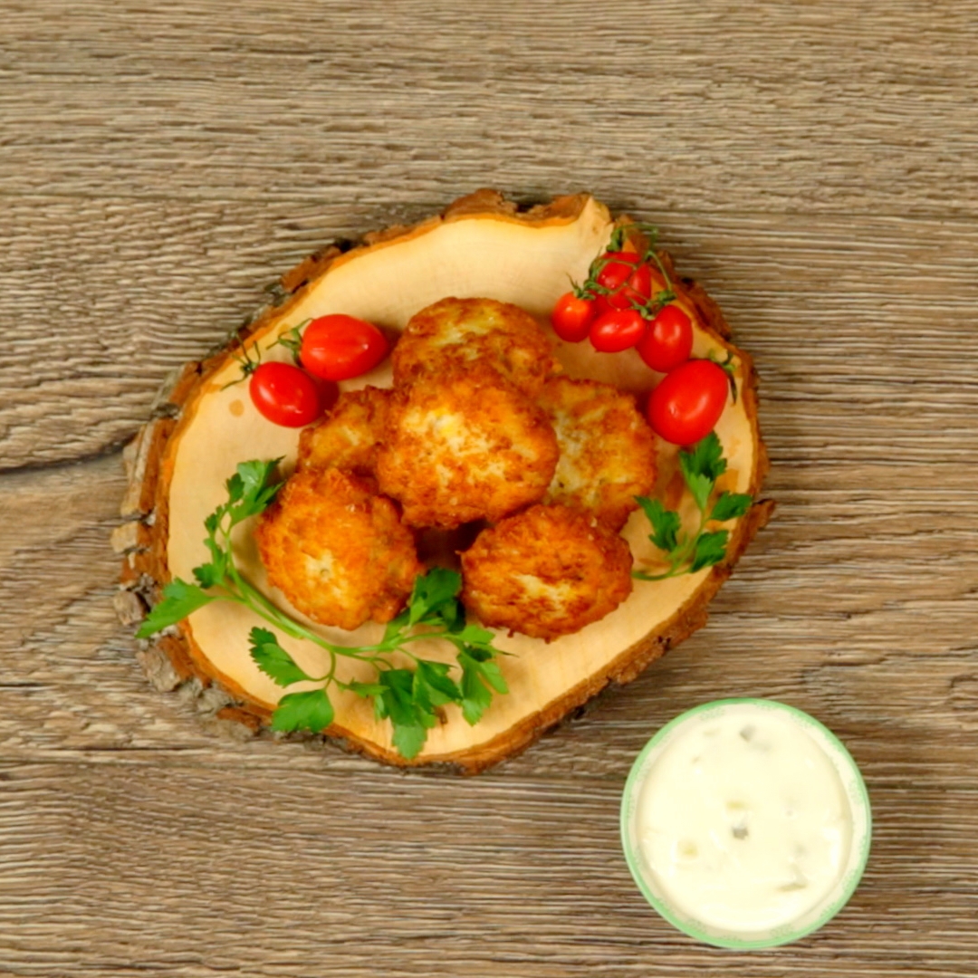 Fried Pollock Meatballs