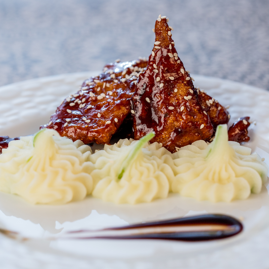Pangasius Fillets with Soy and Honey Glaze