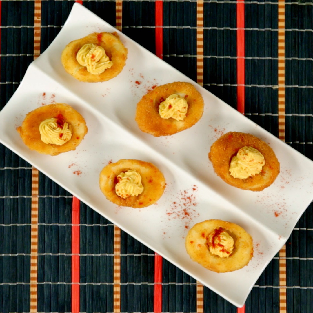 Deviled Fried Eggs