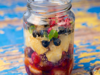 Mason Jar Fruit Salad
