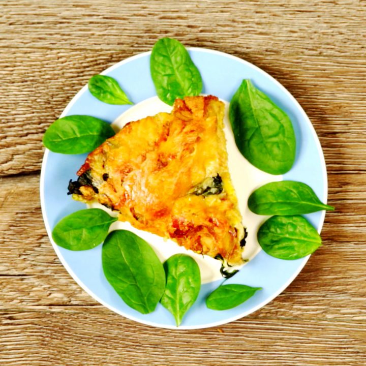 Bacon and Spinach Casserole