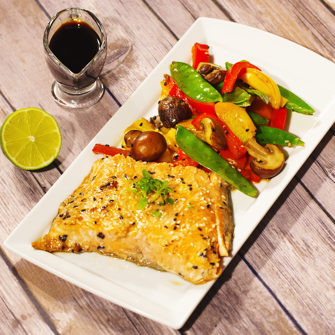 Sesame-Glazed Salmon