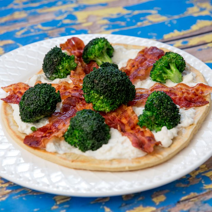 Stovetop Pizza with Broccoli and Ricotta