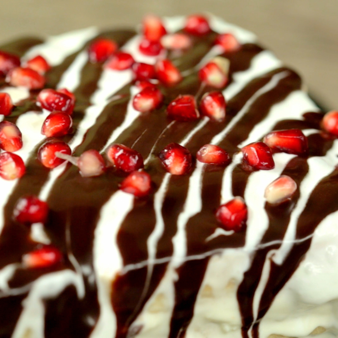 Crunchy Waffle Cake