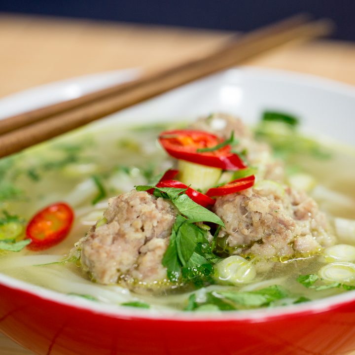 Pork Ball Noodle Soup