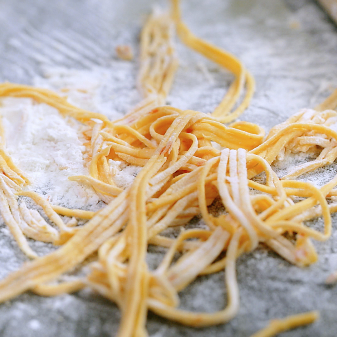 Fresh Red Pepper Pasta Dough