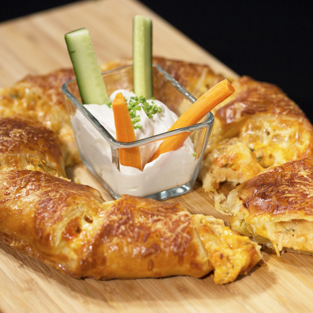 Ham and Cheese Crescent Ring - Feast for a Fraction
