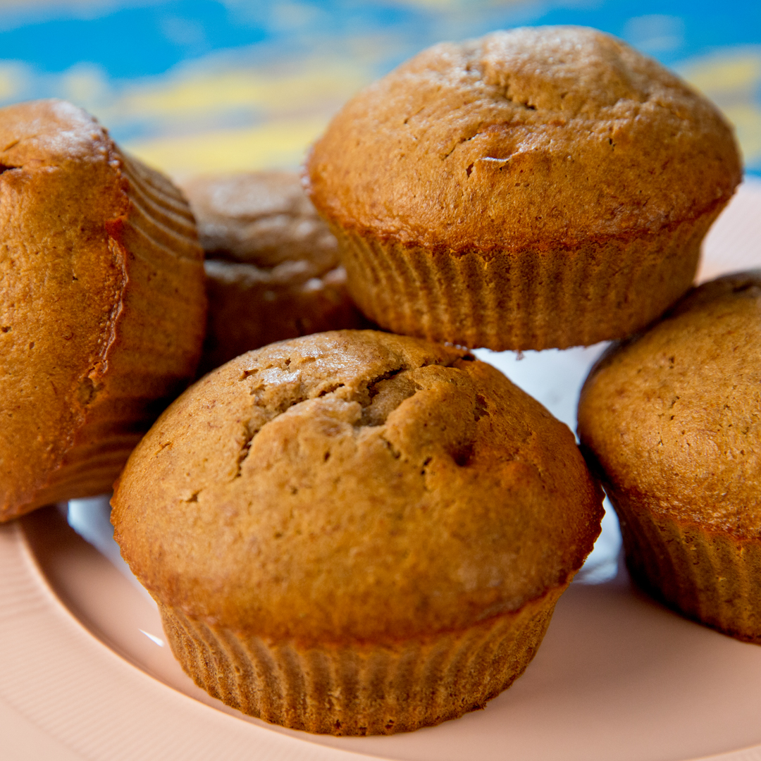 Peanut Butter and Banana Muffins