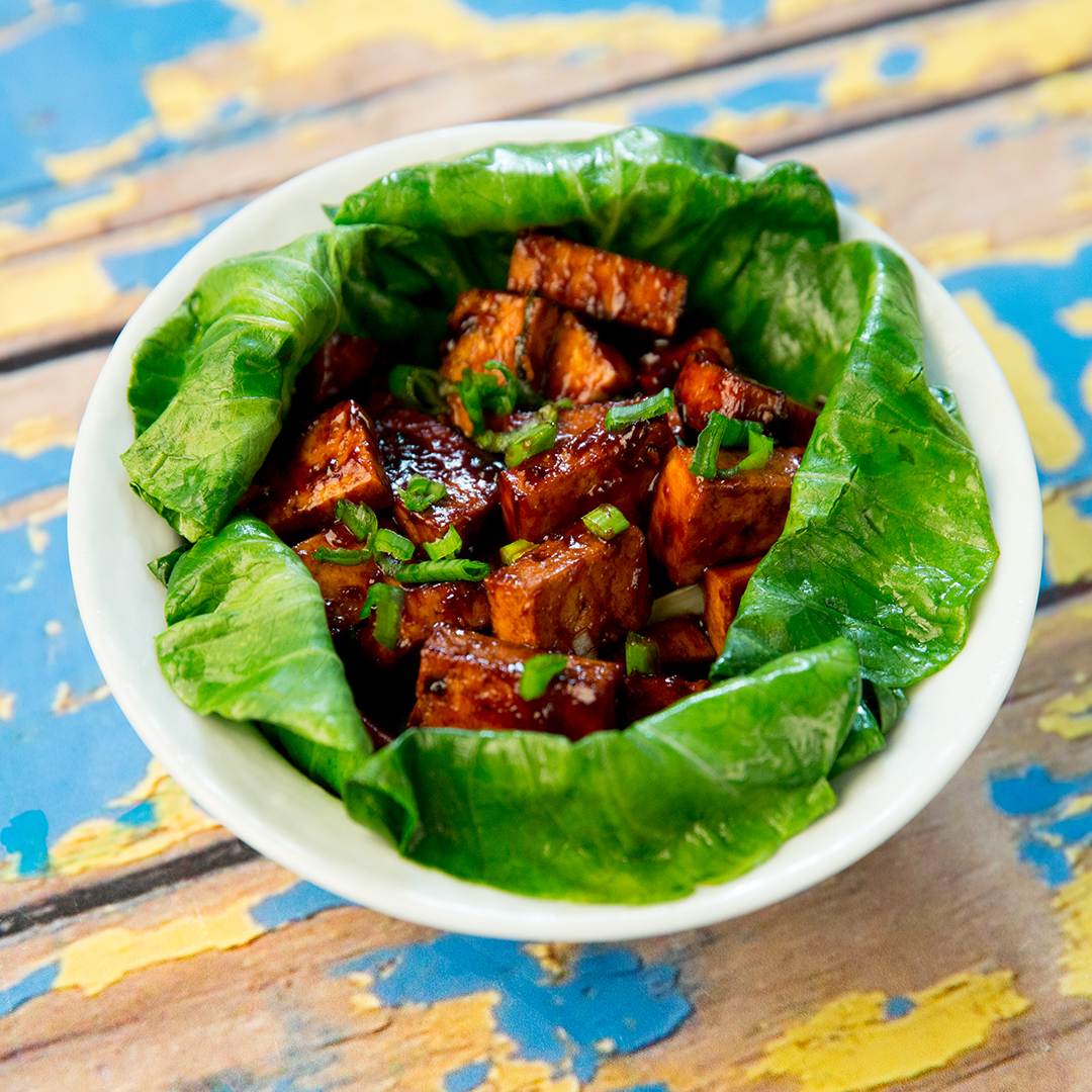 Fried Tofu with Bok Choy