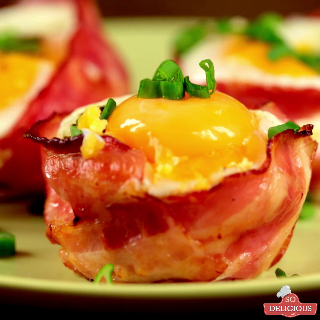 Bacon and Egg Toast Muffins