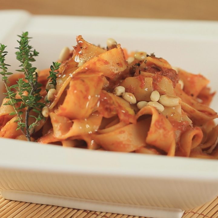 Anchovy Sauce Tagliatelle
