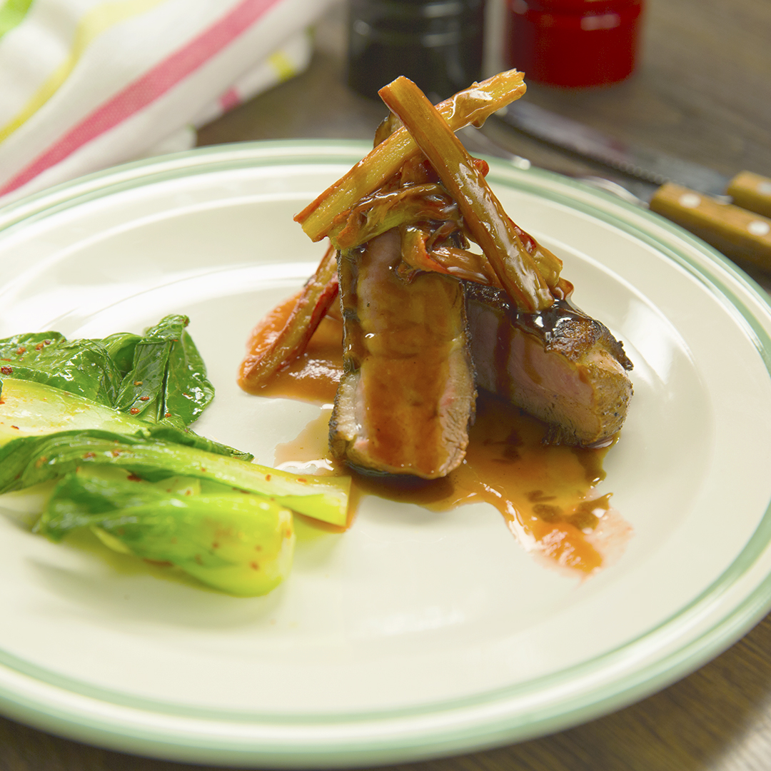Duck Breast with Sweet and Sour Glaze