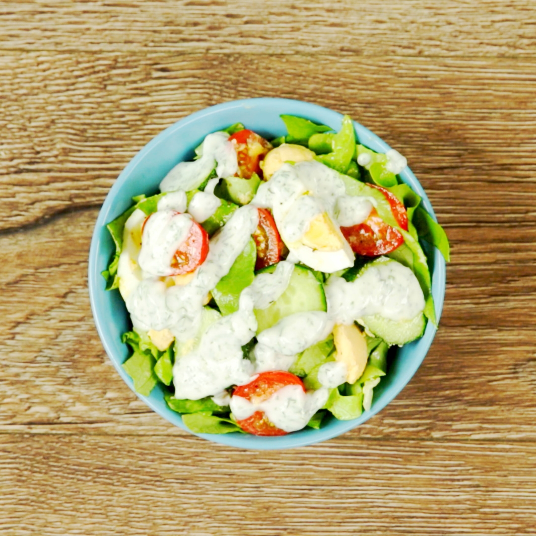 Egg and Veggie Spring Salad