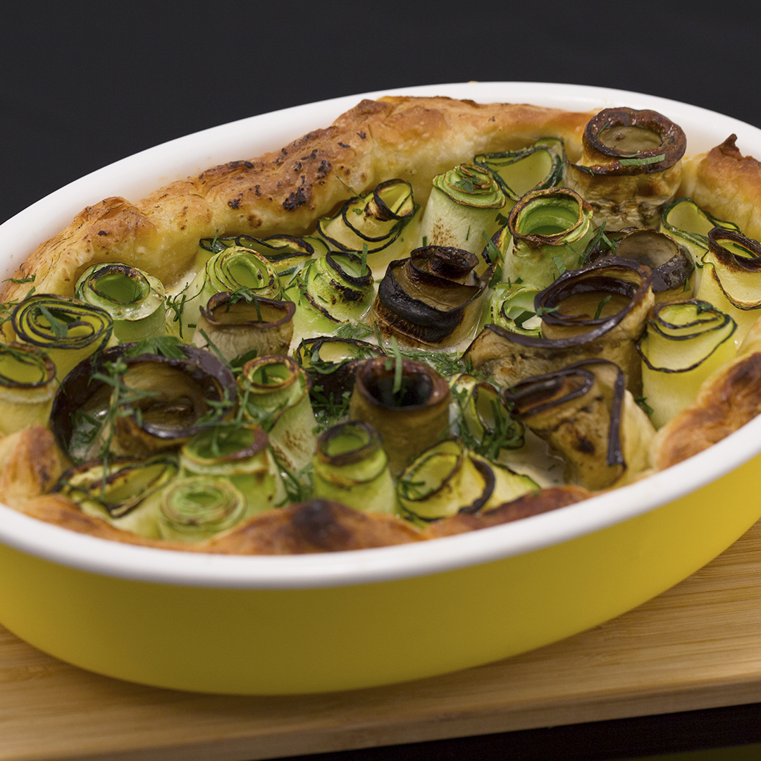 Eggplant and Zucchini Roll Ups