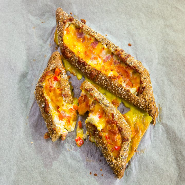Baked Cheese Omelet Baguette