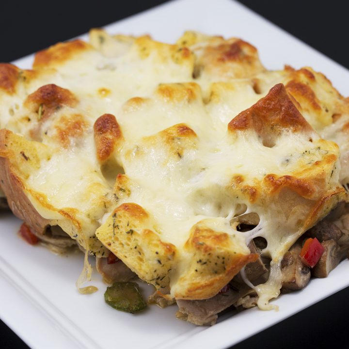 Turkey and Bread Casserole