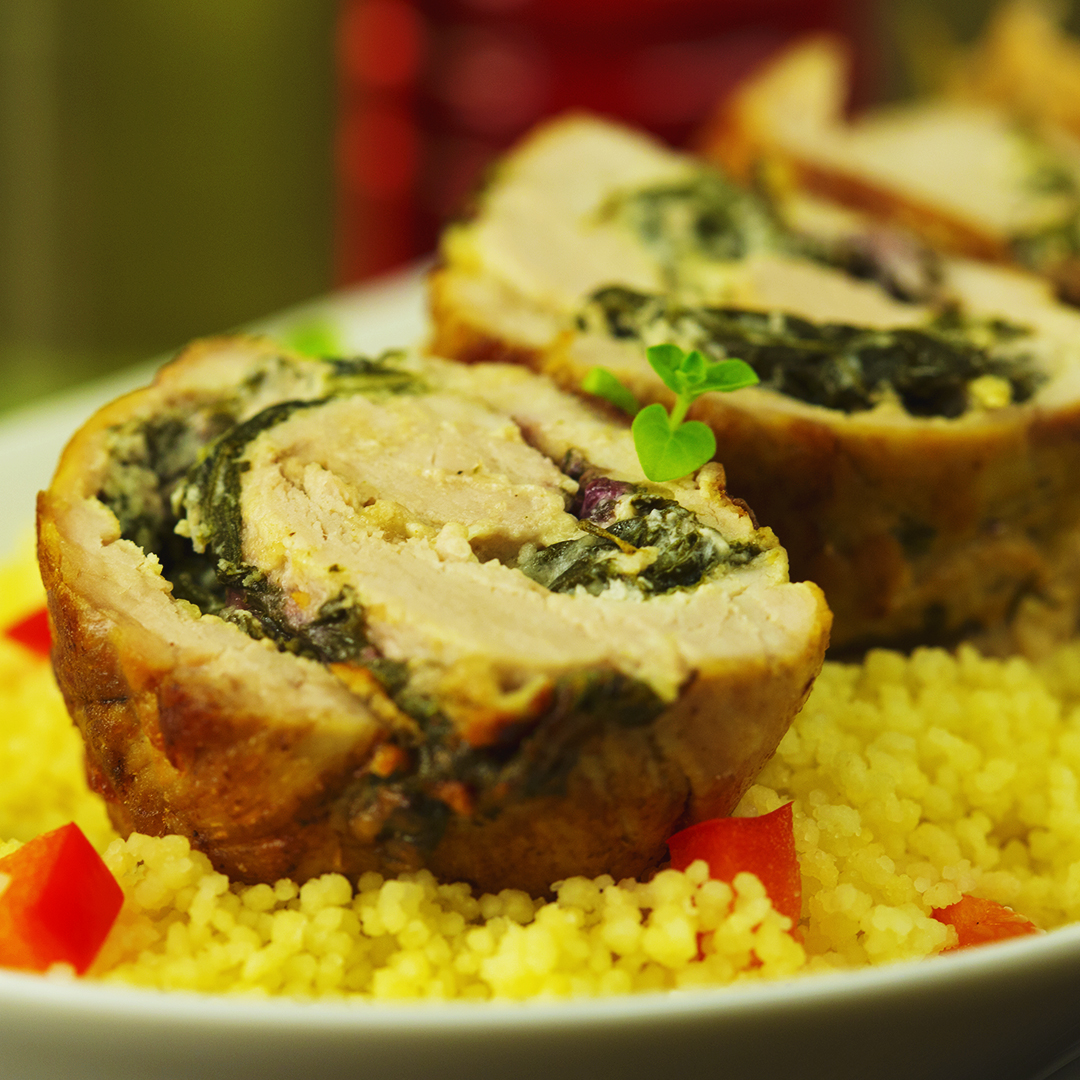 Cheese Stuffed Pork Tenderloin