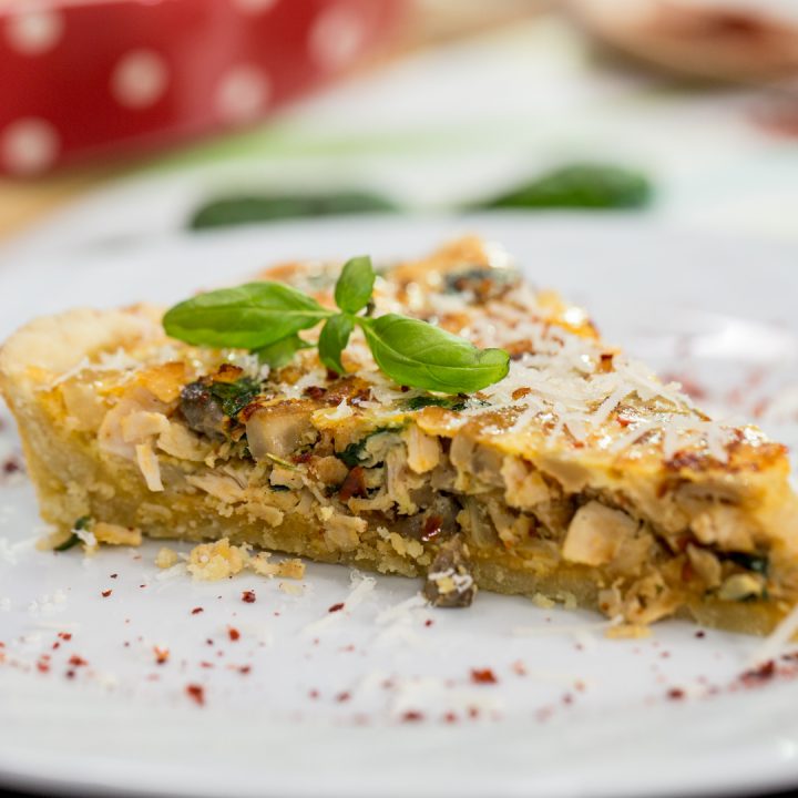 Turkey and Spinach Quiche