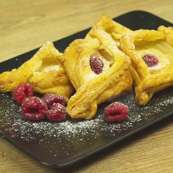 Raspberry and Cream Cheese Pastries