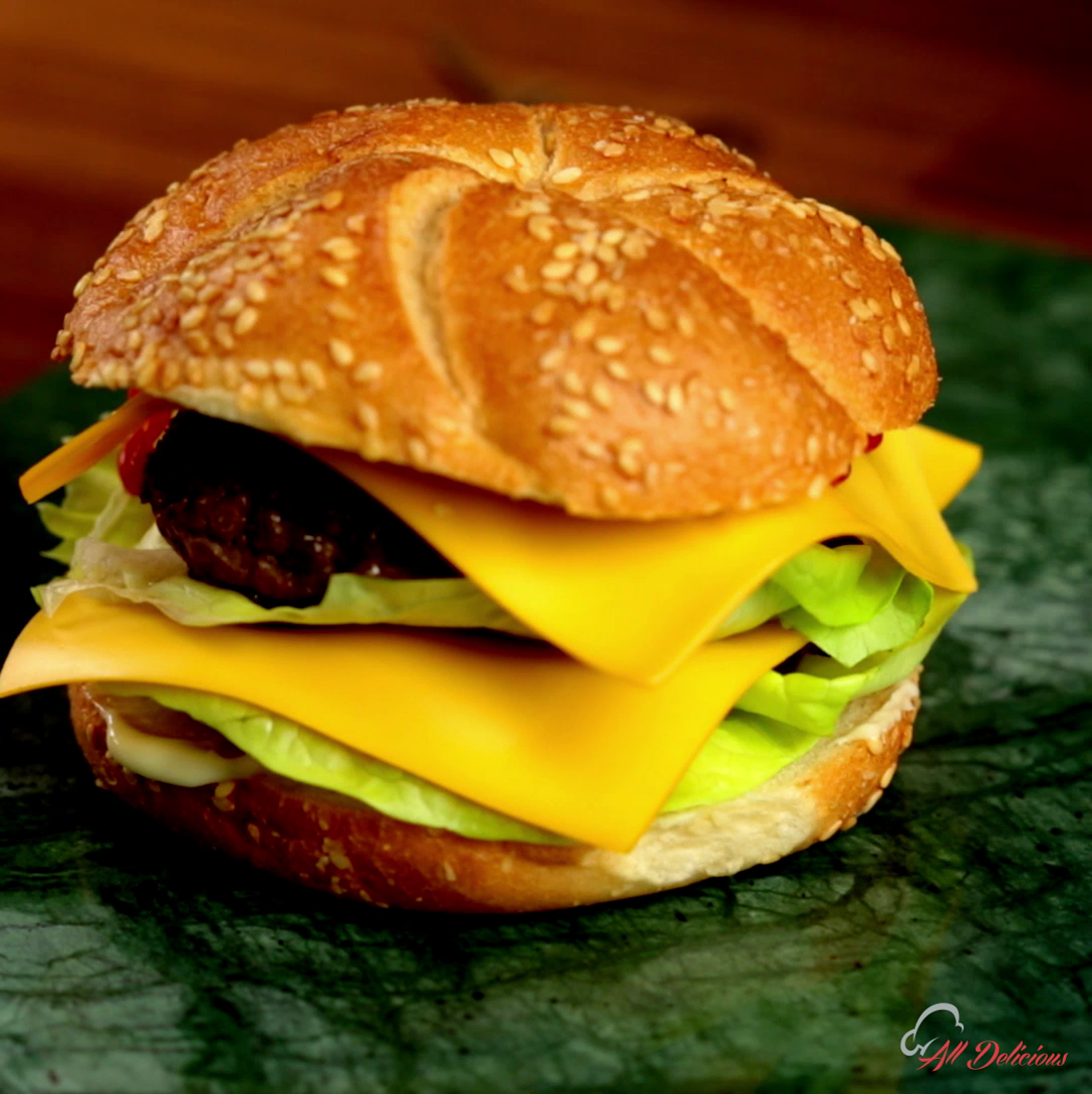 Double Cheddar Bacon Burger