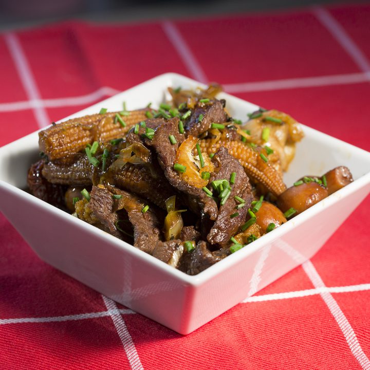 Asian-Style Beef with Mushrooms and Veggies