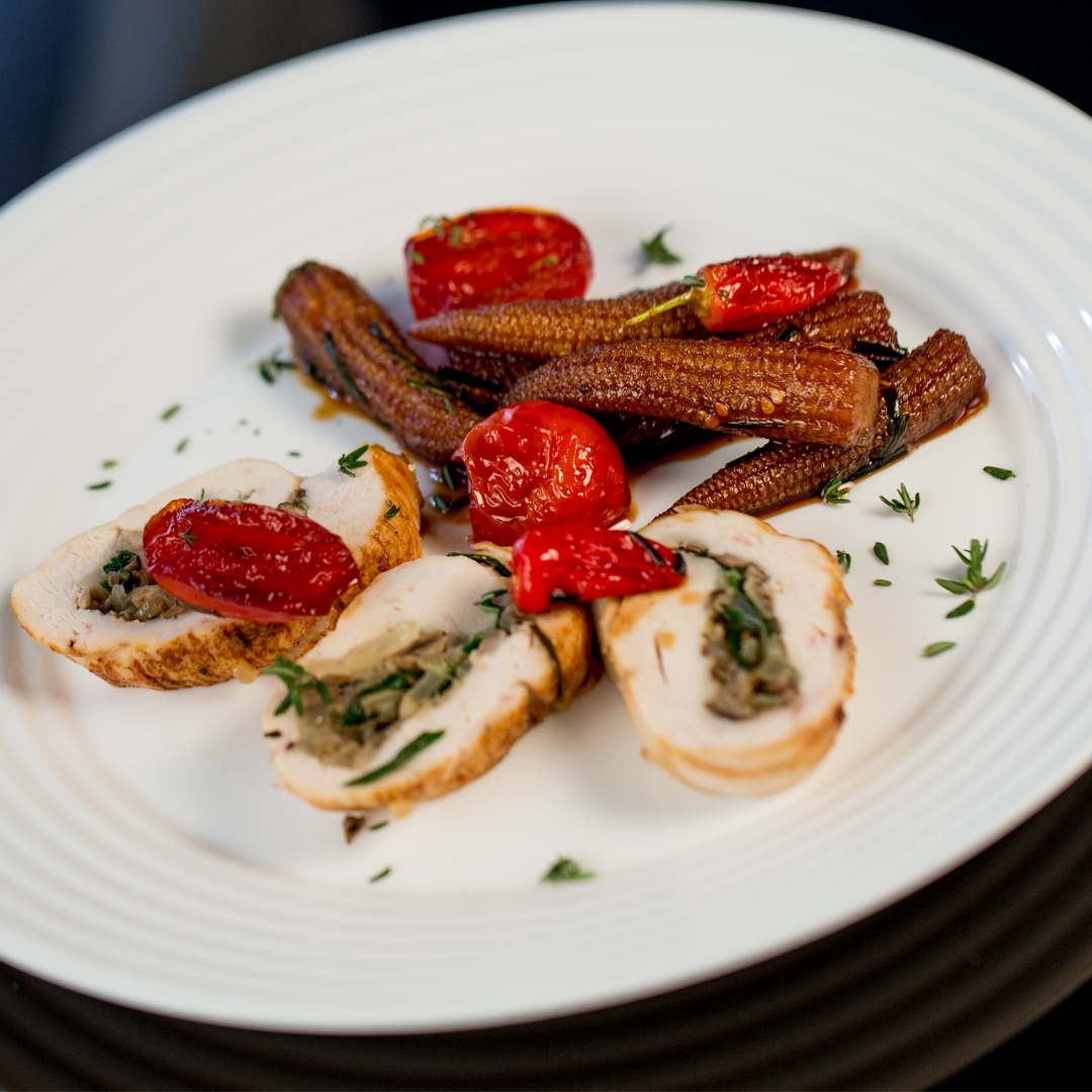 Mushroom-Stuffed Chicken Breast