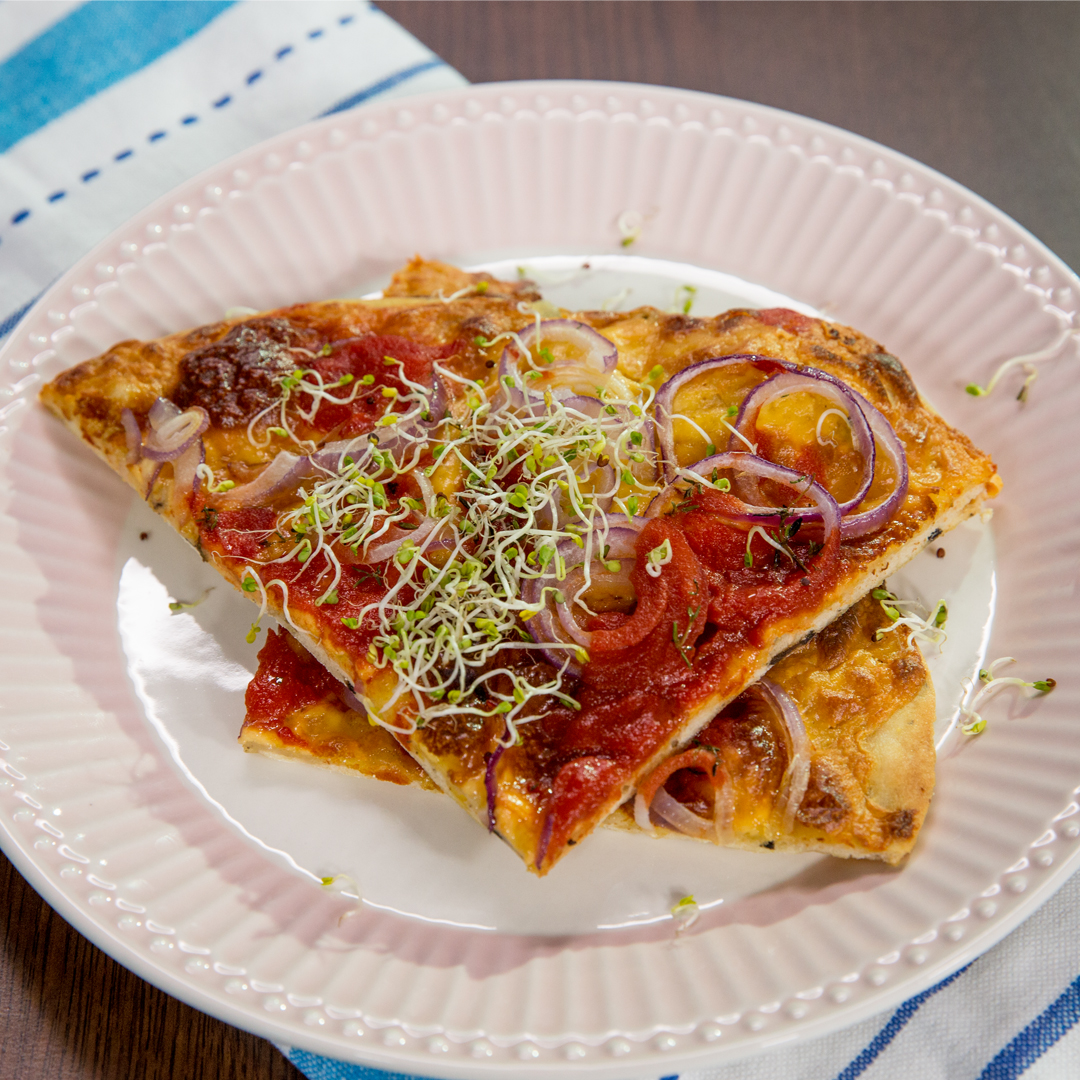 Olive and Cheese Flatbread