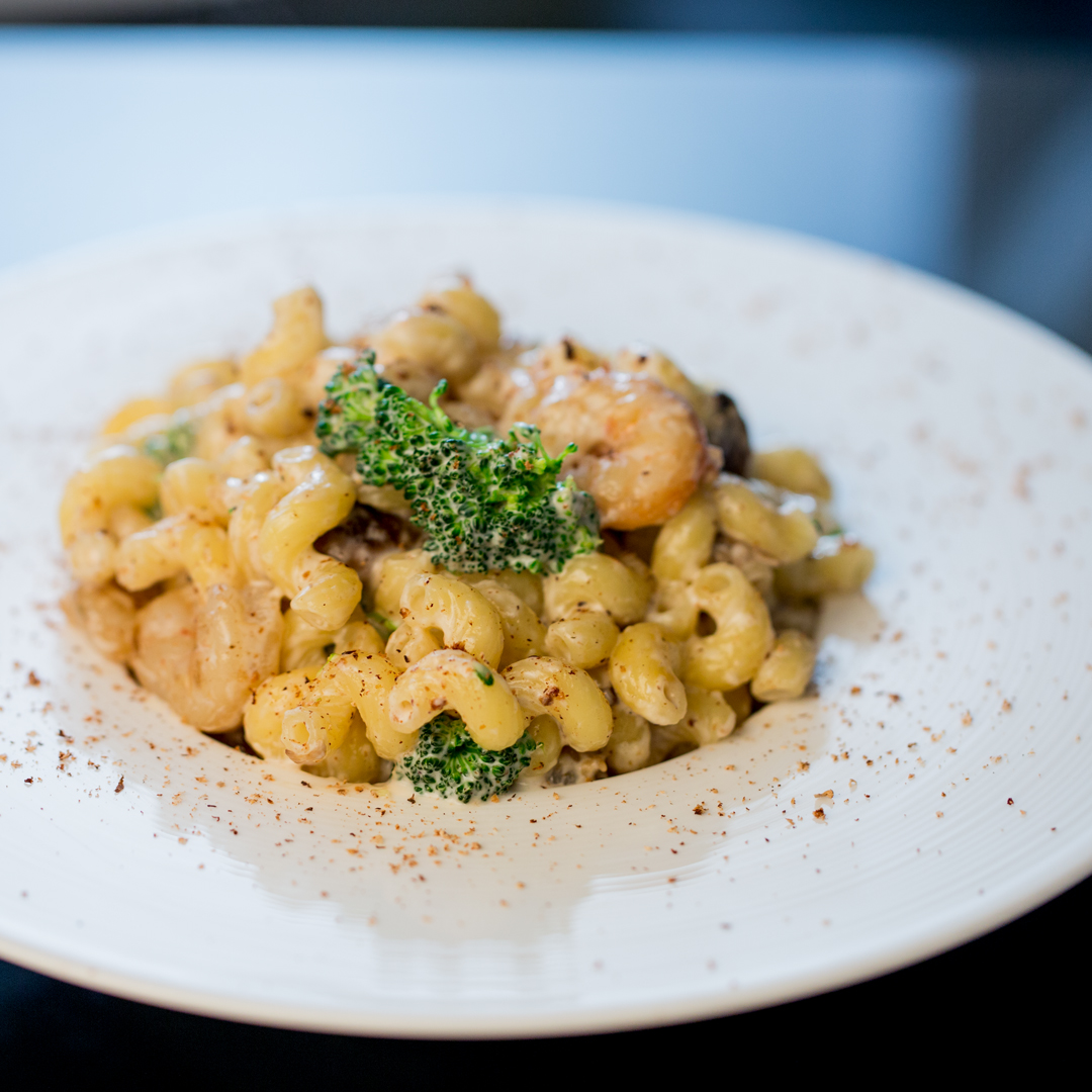 Shrimp and Mushroom Pasta