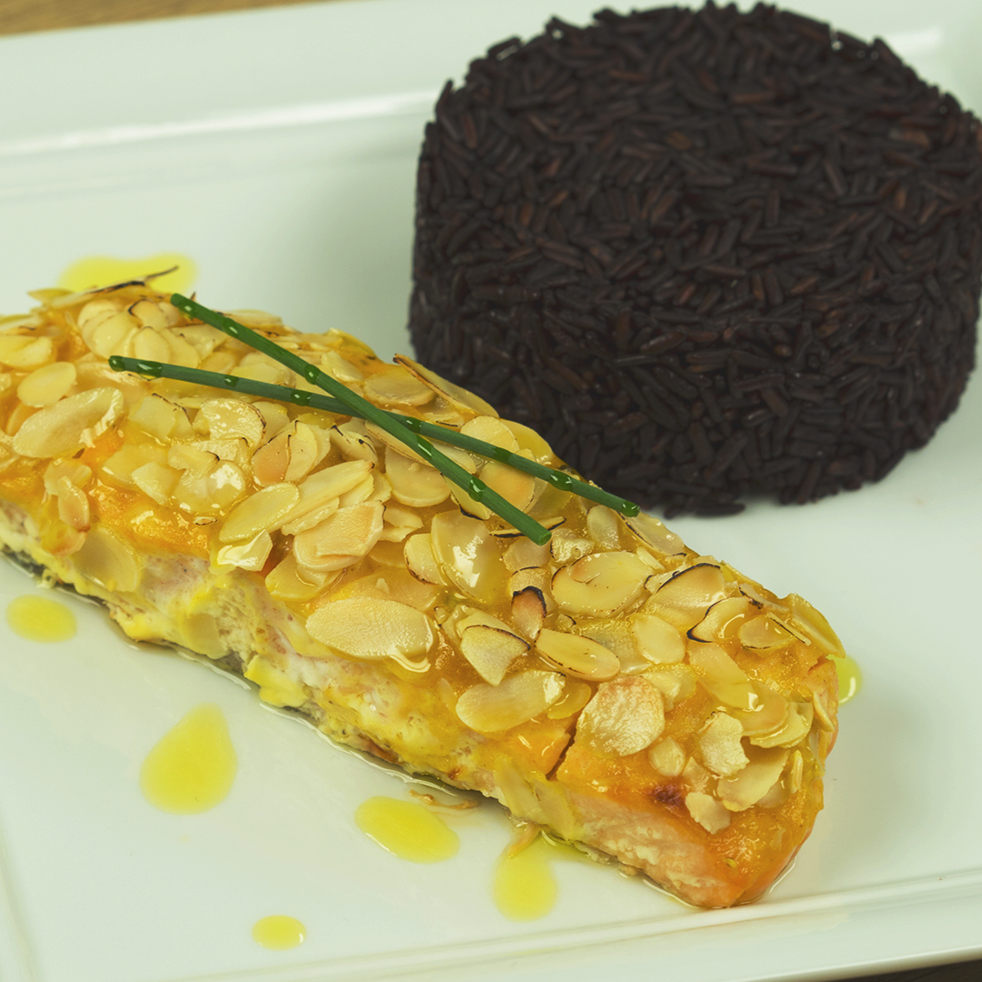 Almond-Crusted Salmon