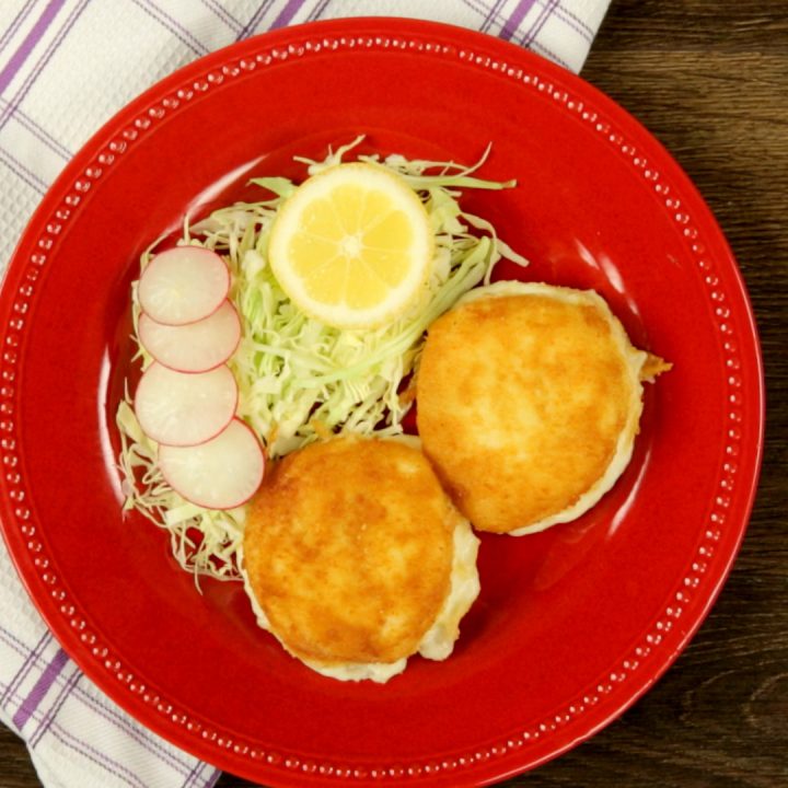 Prosciutto and Bell Pepper Fried Mozzarella Balls