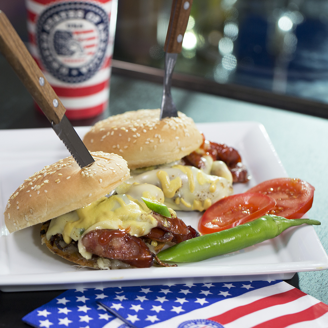 Sausage Cheeseburger