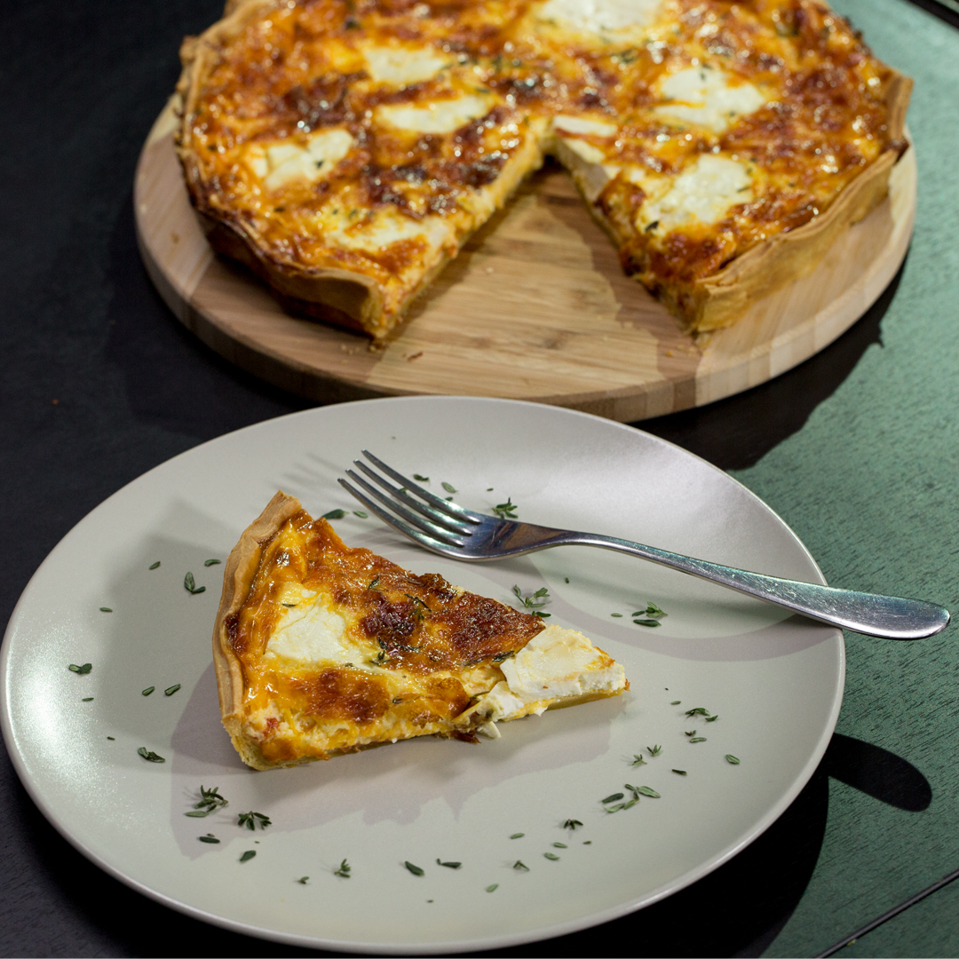 Goat Cheese Quiche