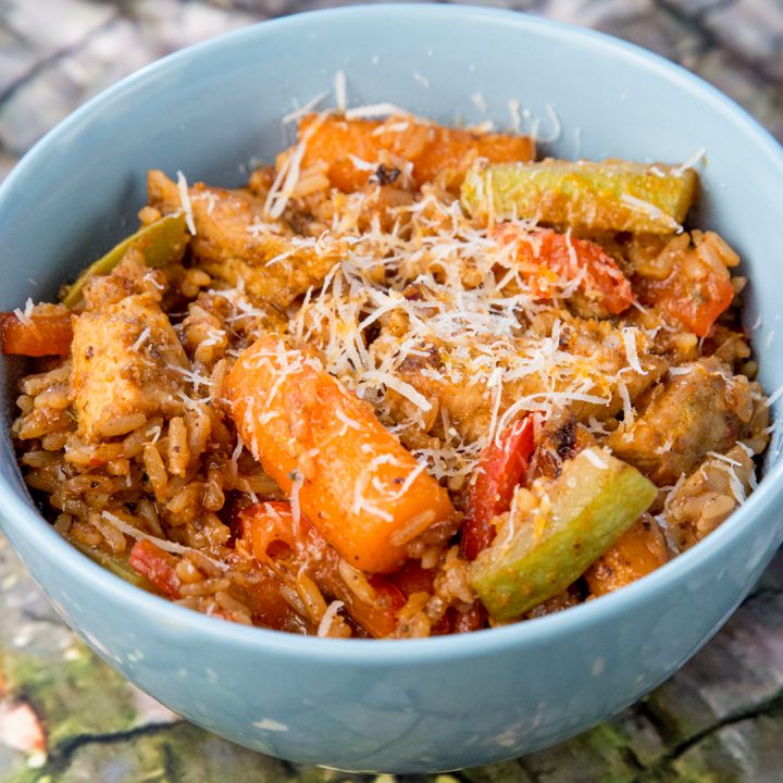 Pesto Chicken Stew
