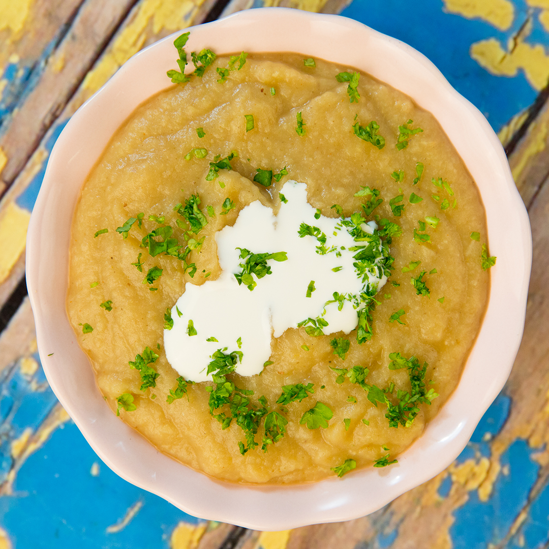 Creamy Potato, Apple and Parsnip Puree