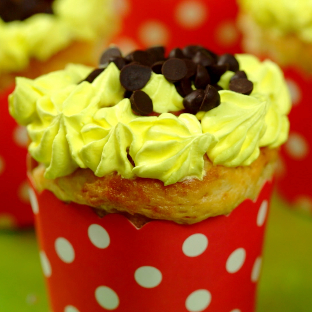 Whipped Cream and Chocolate Chip Muffins