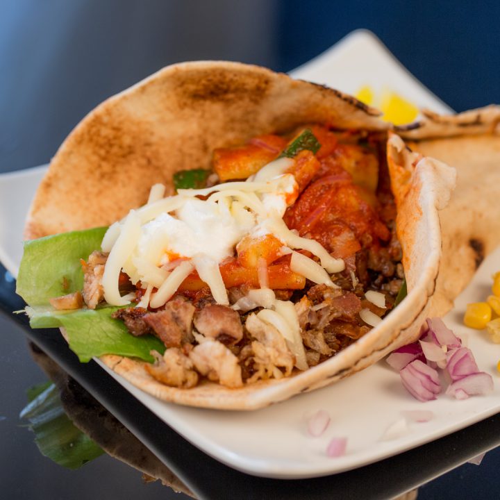Turkey and Zucchini Tortilla Wrap