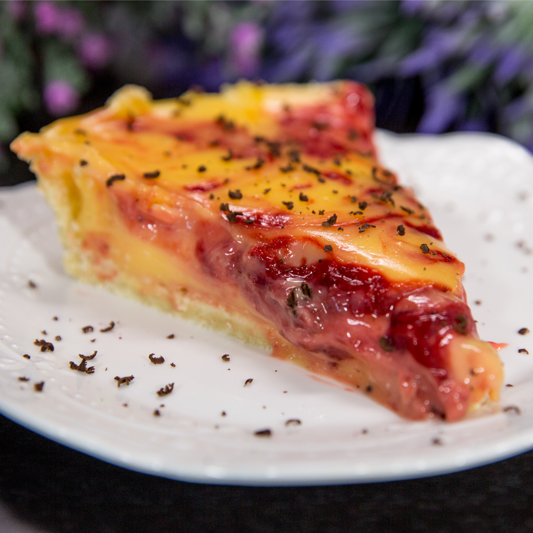 Strawberry Lemon Curd Tart