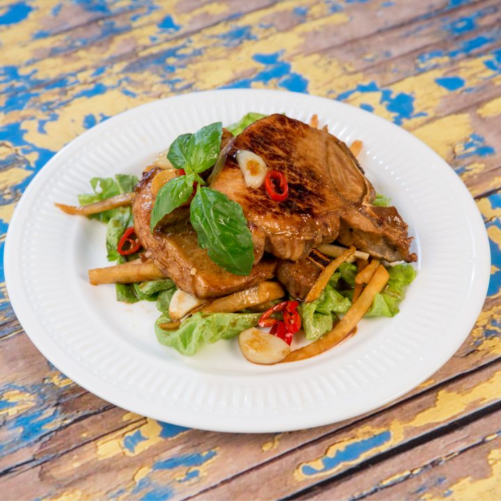 Sweet and Spicy Pork Chops