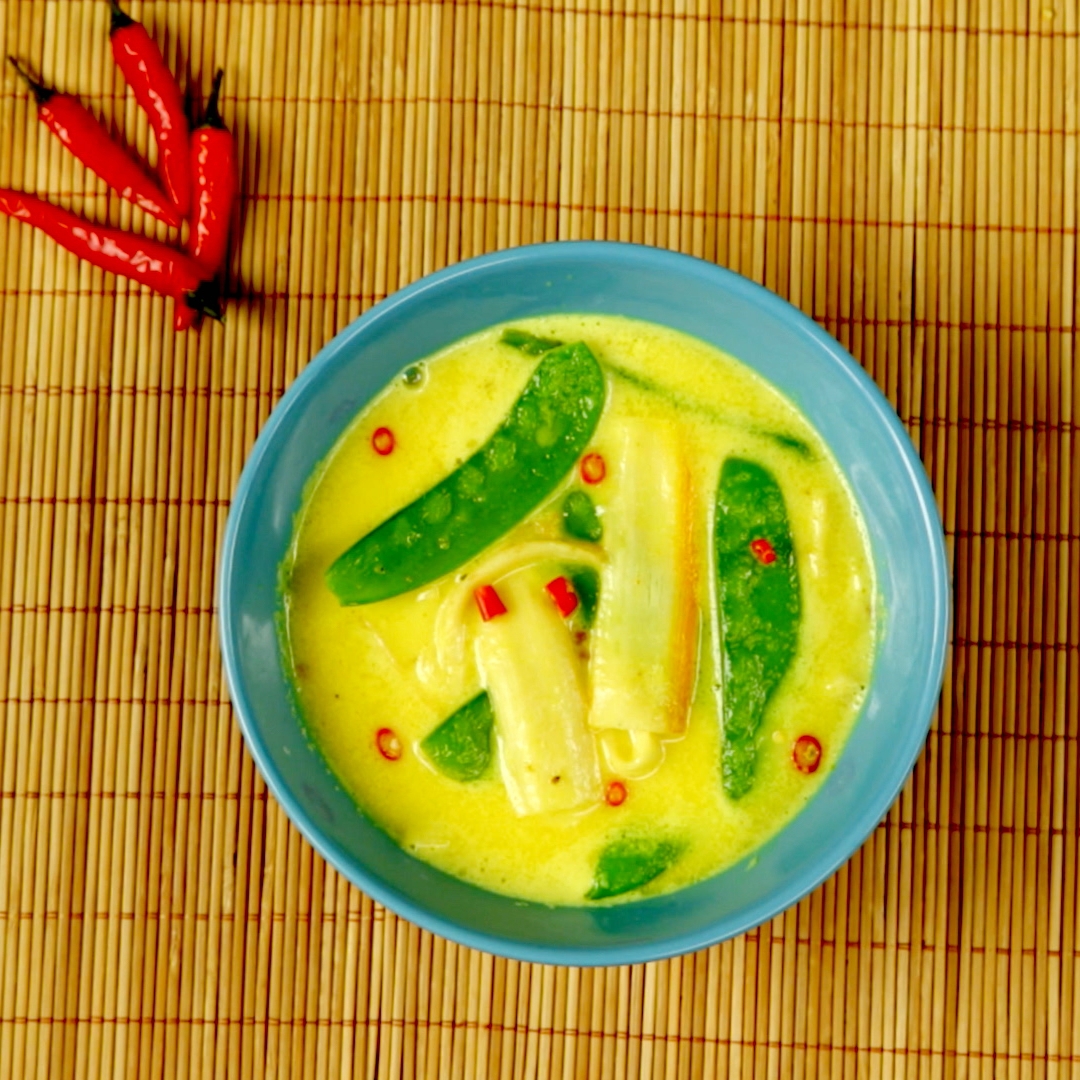 Surimi and Coconut Milk Soup