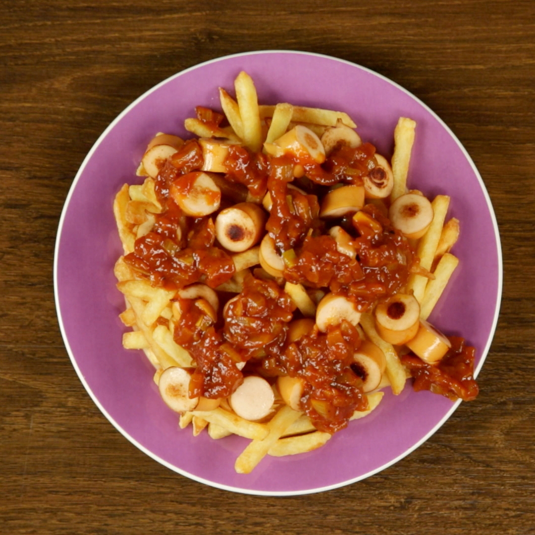 Frankfurters with Onion Sauce