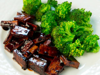 Pan-Fried Tofu and Broccoli