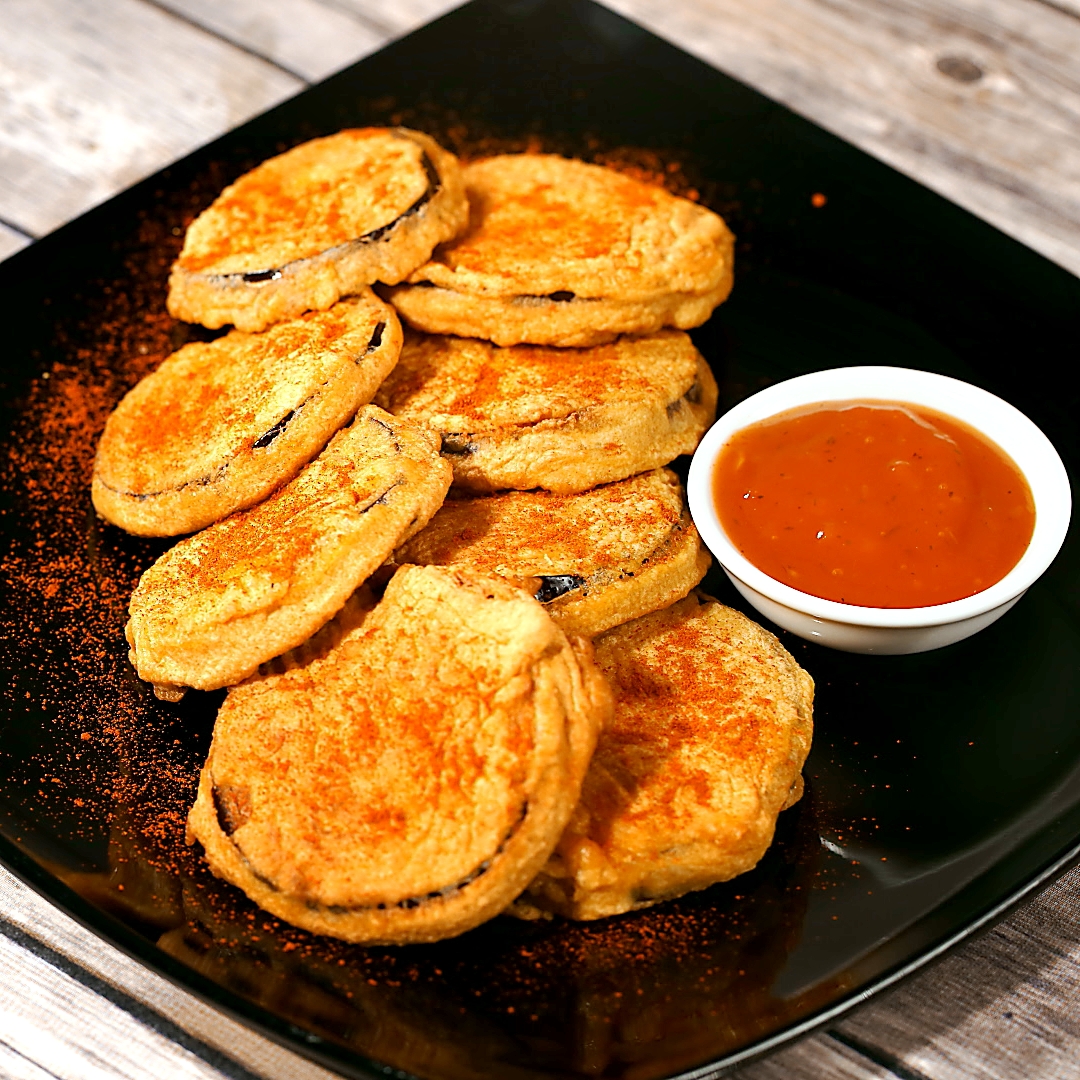 Crispy Eggplant Fritters