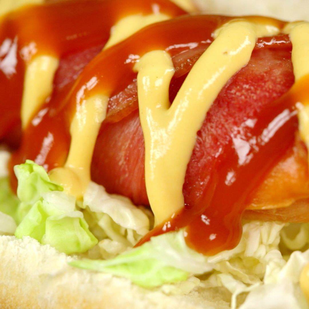 Bacon Wrapped Hot Dogs