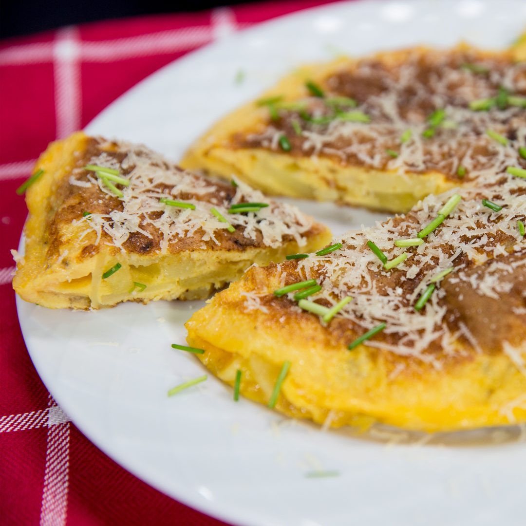 Potato and Onion Omelet