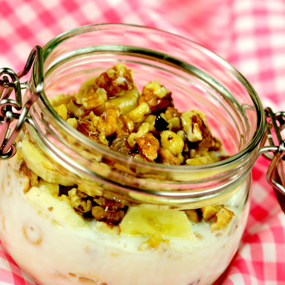 Healthy Breakfast in a Jar